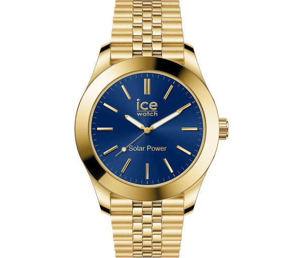 Helen Kirchhofer - Ice-Watch Ice Steel Solar Gold Blue - 023798