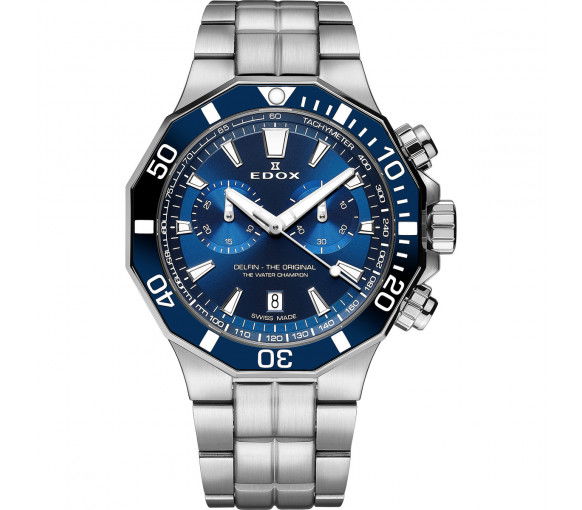 Helen Kirchhofer - Edox Delfin The Original Chronograph - 10112 3BUM BUIN