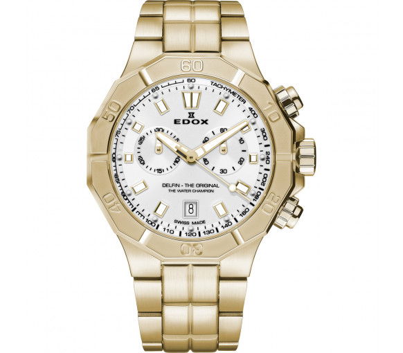 Helen Kirchhofer - Edox Delfin The Original Chronograph - 10113 37JM AID