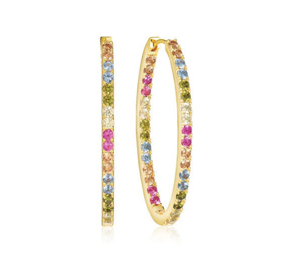 Helen Kirchhofer - Sif Jakobs Ellisse Medio Ohrringe - SJ-E2313-XCZ-YG