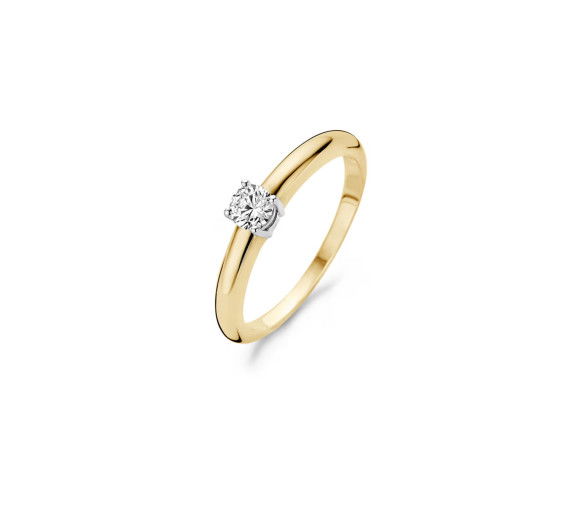 Helen Kirchhofer - Blush Ring 14k Gelbgold und Weissgold - 1067BZI