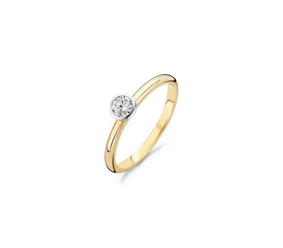 Helen Kirchhofer - Blush Ring 14k Gelbgold und Weissgold - 1124BZI