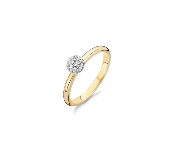 Helen Kirchhofer - Blush Ring 14k Gelbgold und Weissgold - 1131BZI