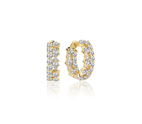 Helen Kirchhofer - Sif Jakobs Livigno Piccolo Creolen - SJ-E2363-CZ-YG