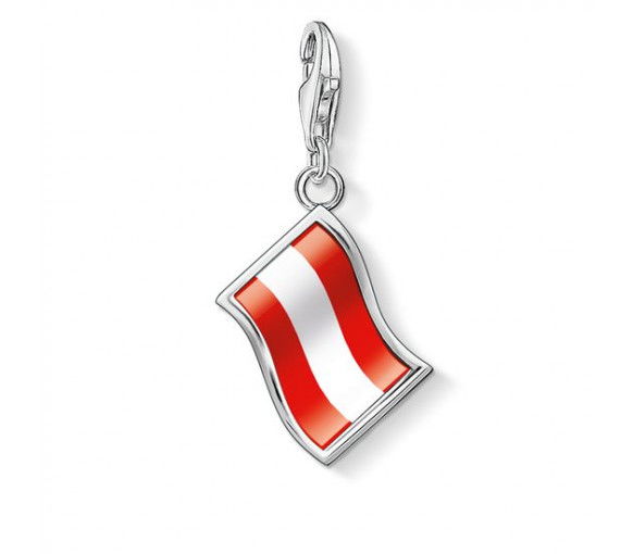 Helen Kirchhofer - Thomas Sabo Charm-Anhänger Flagge Österreich - 1194-603-10