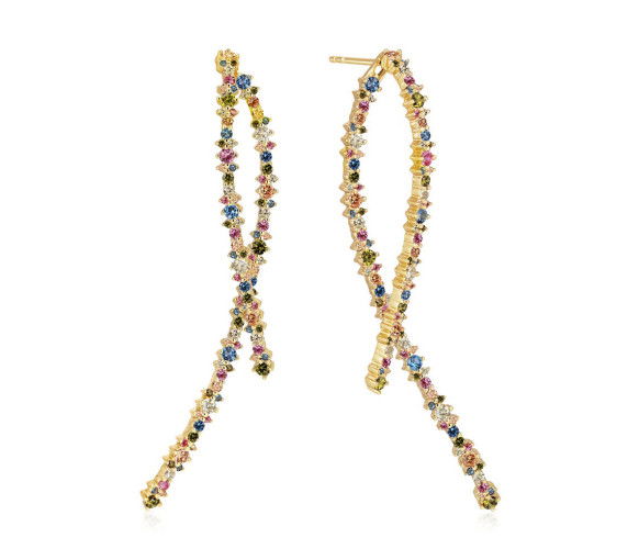 Helen Kirchhofer - Sif Jakobs Livigno Lungo Ohrringe - SJ-E2368-XCZ-YG