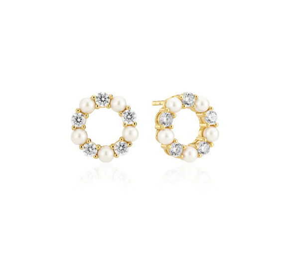 Helen Kirchhofer - Sif Jakobs Biella Perla Ohrringe - SJ-E2432-PCZ-YG