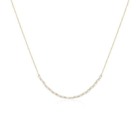 Helen Kirchhofer - Sif Jakobs Ellera Ovale Halskette - SJ-N2415-CZ-YG