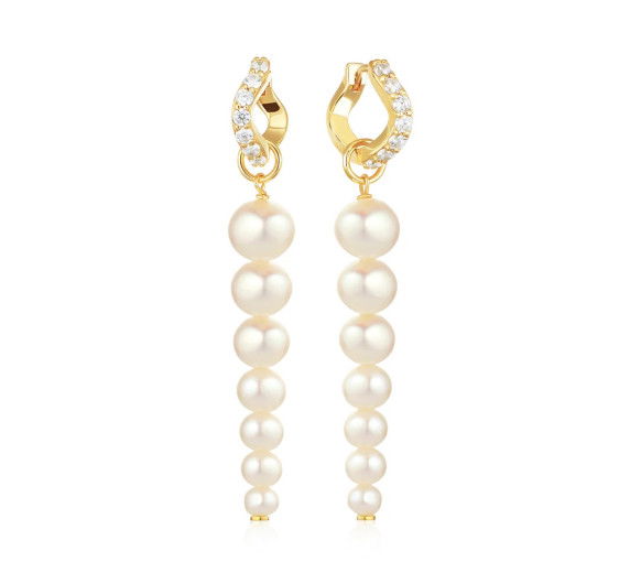 Helen Kirchhofer - Sif Jakobs Ponza Sette Ohrringe - SJ-E2447-PCZ-YG