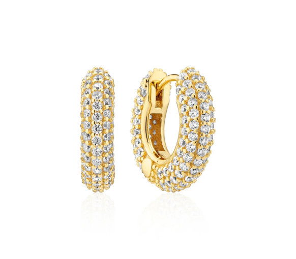 Helen Kirchhofer - Sif Jakobs Carrara Piccolo Ohrringe - SJ-E2473-CZ-YG