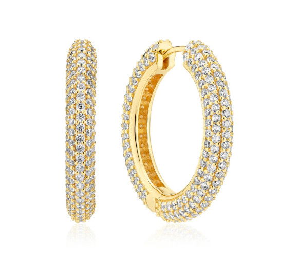 Helen Kirchhofer - Sif Jakobs Carrara Grande Ohrringe - SJ-E2475-CZ-YG