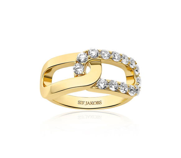 Helen Kirchhofer - Sif Jakobs Capizzi Due Ring - SJ-R42238-CZ-YG