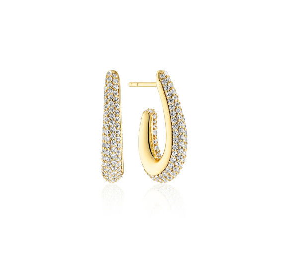 Helen Kirchhofer - Sif Jakobs Goccia Piccolo Ohrringe - SJ-E2486-CZ-YG