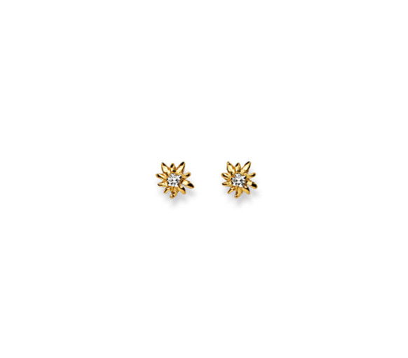 Helen Kirchhofer - Luxoia Gold Classics Ohrstecker Gelbgold 750/18k Edelweiss - 1563.02155/0007