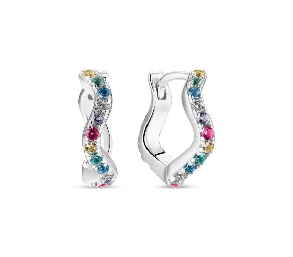 Helen Kirchhofer - Sif Jakobs Ellera Waves Medio Ohrringe - SJ-E3859-XCZ