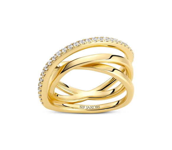 Helen Kirchhofer - Sif Jakobs Spirale Ring - SJ-R2590-CZ-YG
