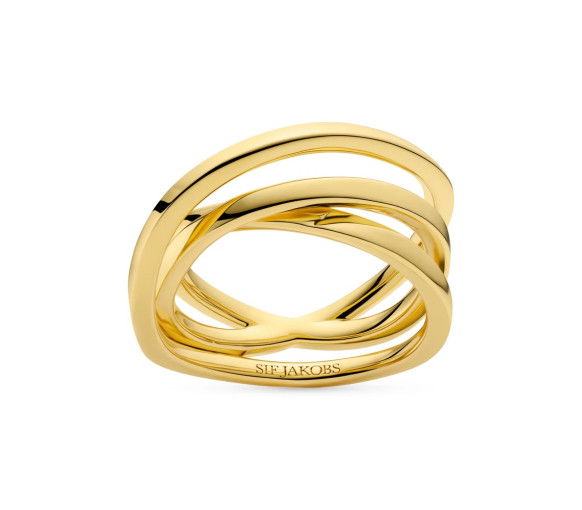 Helen Kirchhofer - Sif Jakobs Spirale Pianura Ring - SJ-R2590-YG