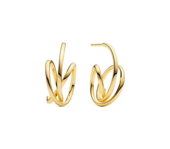 Helen Kirchhofer - Sif Jakobs Spirale Pianura Piccolo Ohrringe - SJ-E2590-YG