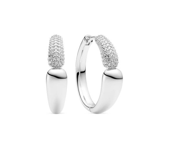 Helen Kirchhofer - Sif Jakobs Goccia Creolo Grande Ohrringe - SJ-E2584-CZ