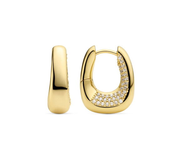 Helen Kirchhofer - Sif Jakobs Borsa Piccolo Ohrringe - SJ-E2620-CZ-YG