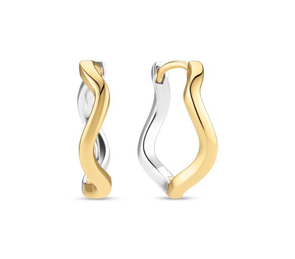 Helen Kirchhofer - Sif Jakobs Ellera Waves Pianura Grande Ohrringe - SJ-E3869-2YG