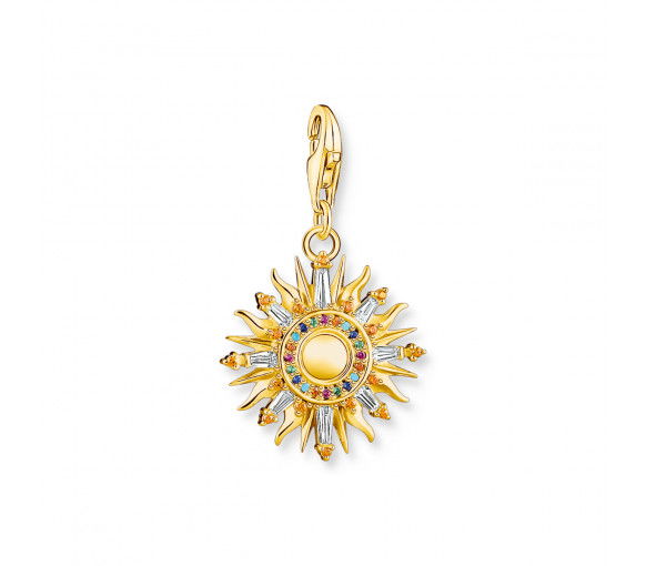 Helen Kirchhofer - Thomas Sabo Charm-Anhänger Bunte Sonne Vergoldet - 1935-488-7