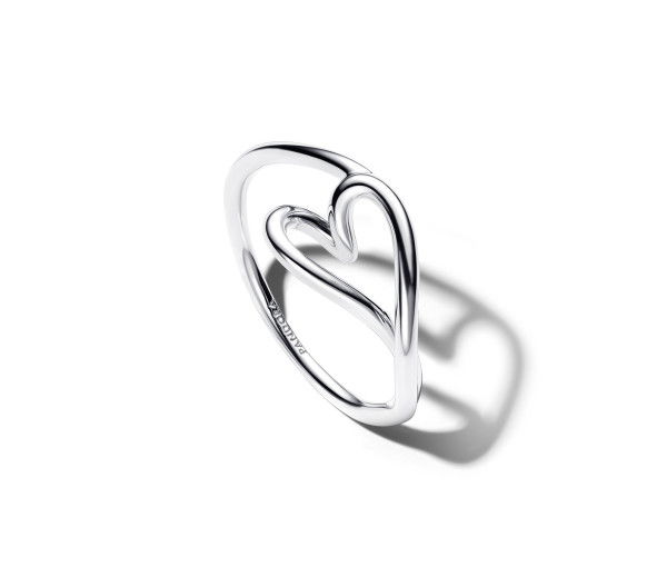 Helen Kirchhofer - Pandora Organisch Geformtes Herz Kleiner Ring - 194361C00