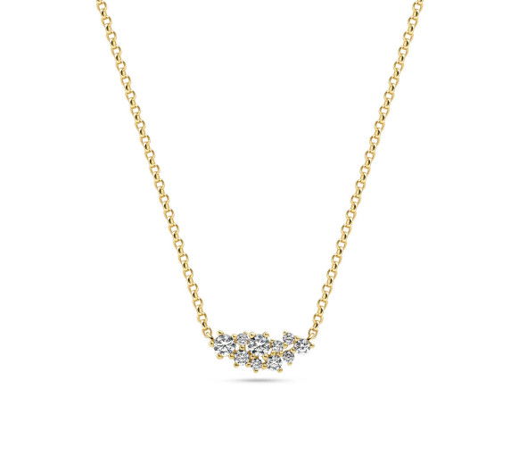 Helen Kirchhofer - Sif Jakobs Cristallo Piccolo Halskette - SJ-N2497-CZ-YG