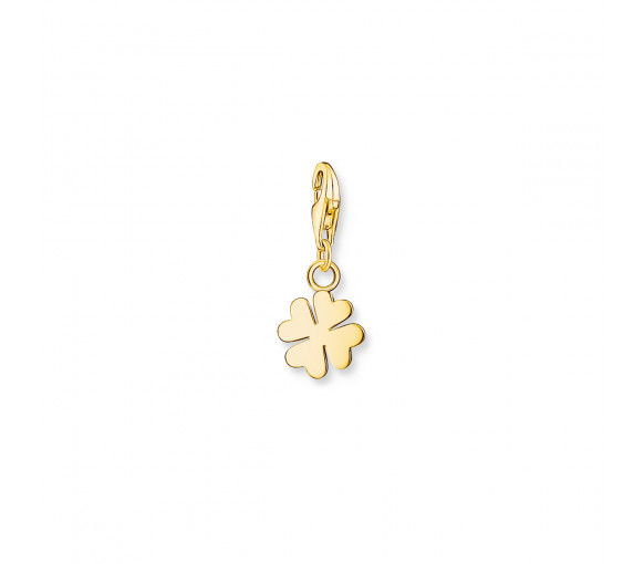Helen Kirchhofer - Thomas Sabo Charm-Anhänger Kleeblatt Vergoldet - 1991-413-39