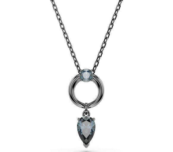 Helen Kirchhofer - Swarovski Collana Mesmera Taglio misto Grigio Placcato rutenio - 5732491