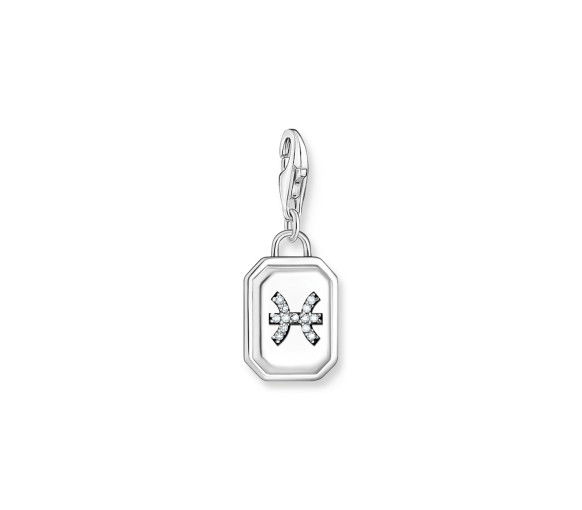 Helen Kirchhofer - Thomas Sabo Charm-Anhänger Sternzeichen Fische mit Steinen Silber - 2142-643-21