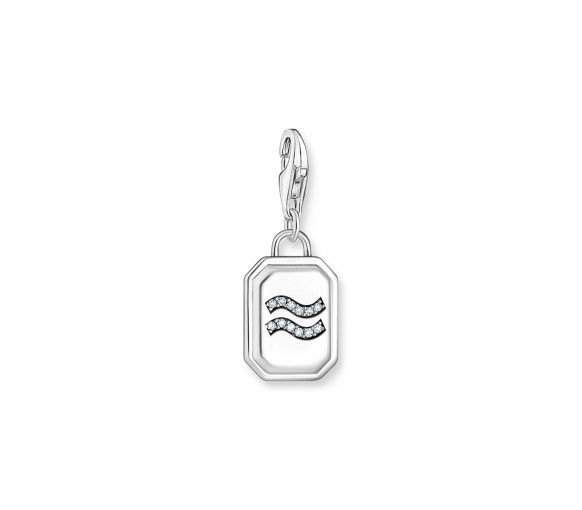 Helen Kirchhofer - Thomas Sabo Charm-Anhänger Sternzeichen Wassermann mit Steinen Silber - 2143-643-21