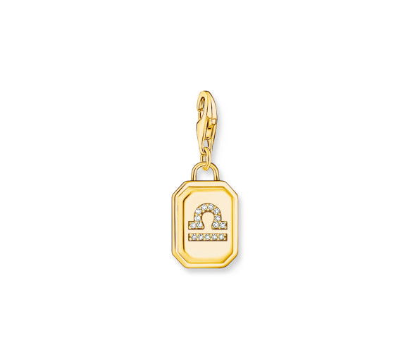 Helen Kirchhofer - Thomas Sabo Charm-Anhänger Sternzeichen Waage mit Steinen vergoldet - 2153-414-39