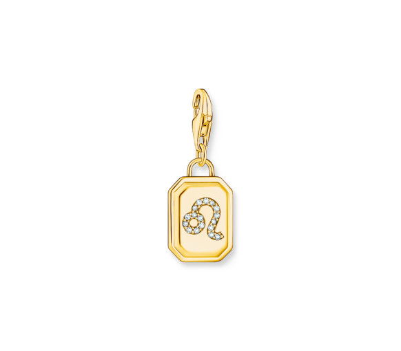 Helen Kirchhofer - Thomas Sabo Charm-Anhänger Sternzeichen Löwe mit Steinen vergoldet - 2162-414-39