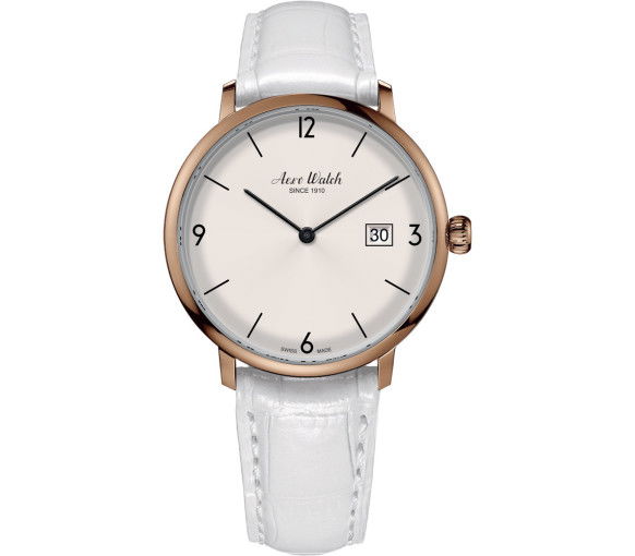Helen Kirchhofer - Aerowatch Heritage Slim - A 21976 RO08 BLANC