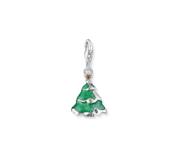 Helen Kirchhofer - Thomas Sabo Pendentif Charm arbre de Noël argent - 2198-390-7