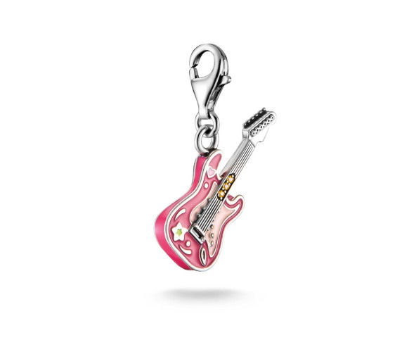 Helen Kirchhofer - Thomas Sabo Pendentif charm guitare électrique en argent - 2220-691-7