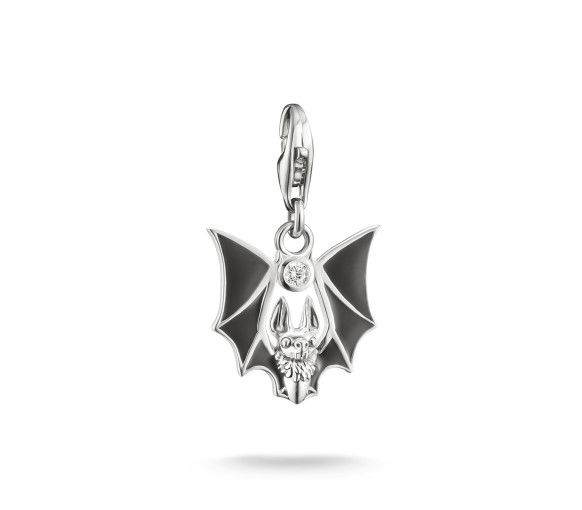 Helen Kirchhofer - Thomas Sabo Charm-Anhänger True Romance Fledermaus Zirkonia Original Silber - 2229-691-11