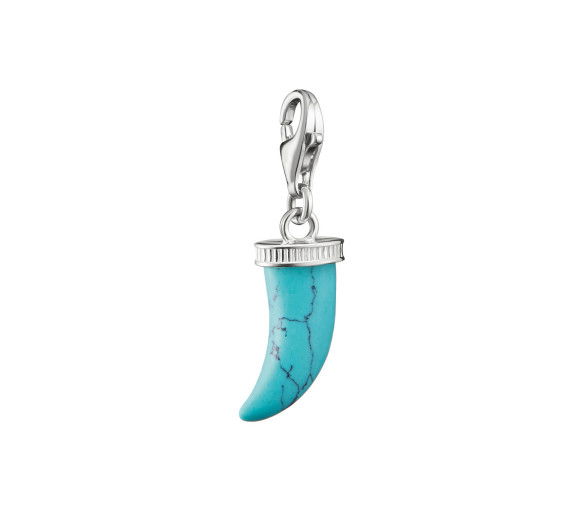 Helen Kirchhofer - Thomas Sabo Charm-Anhänger Zahn Türkis Original Silber - 2235-404-17
