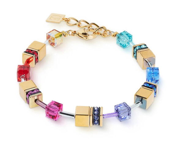 Coeur de Lion GeoCube Armband - 3015/30-1535