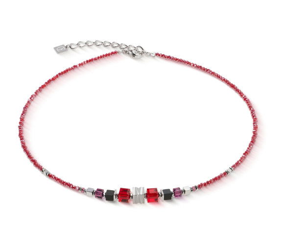 Helen Kirchhofer - Coeur de Lion Wave Cube Flow Halskette - 3044/10-0317