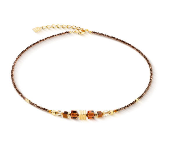 Helen Kirchhofer - Coeur de Lion Wave Cube Flow Halskette - 3044/10-1116