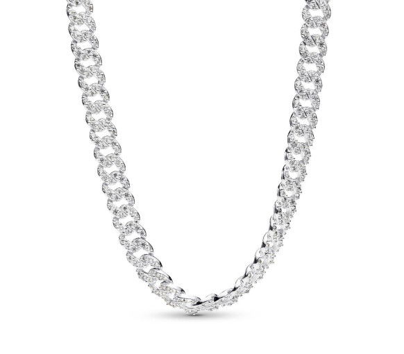 Helen Kirchhofer - Pandora Pavé Cuban Gliederhalskette - 393161C01-45