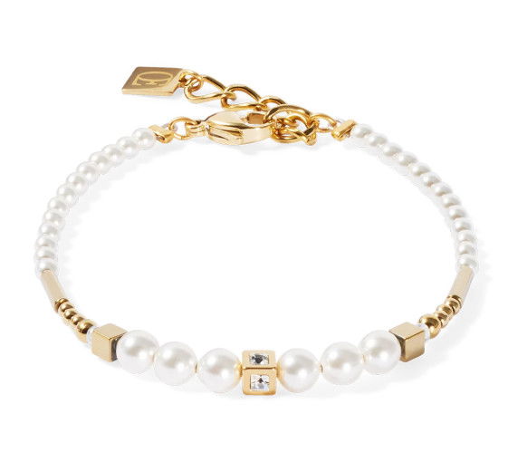 Coeur de Lion Shimmering Princess Pearls Armband - 4312/30-1416