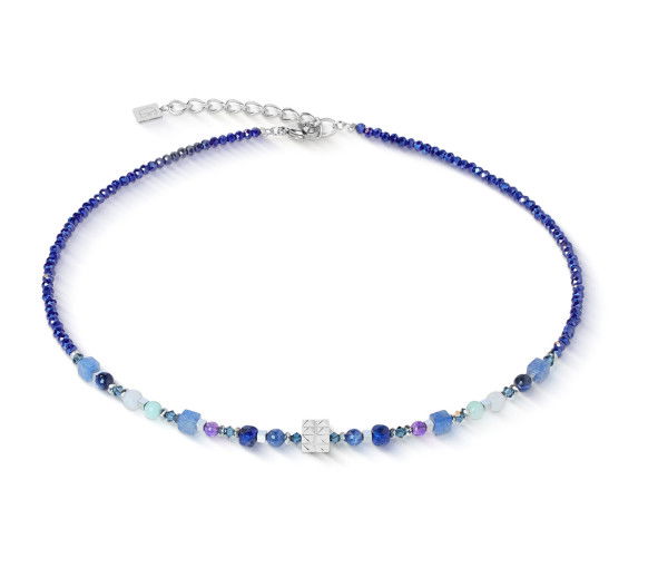 Helen Kirchhofer - Coeur de Lion Shape Mix Spikes Blue Moon Halskette - 4347/10-0700