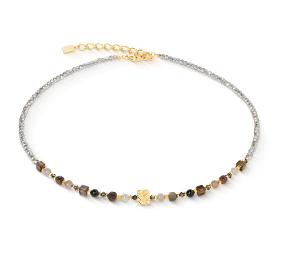 Helen Kirchhofer - Coeur de Lion Shape Mix Spikes Smoky Glow Halskette - 4347/10-1112