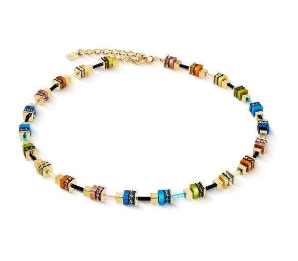 Helen Kirchhofer - Coeur de Lion Autumn Glow Cube Halskette - 4413/10-1538