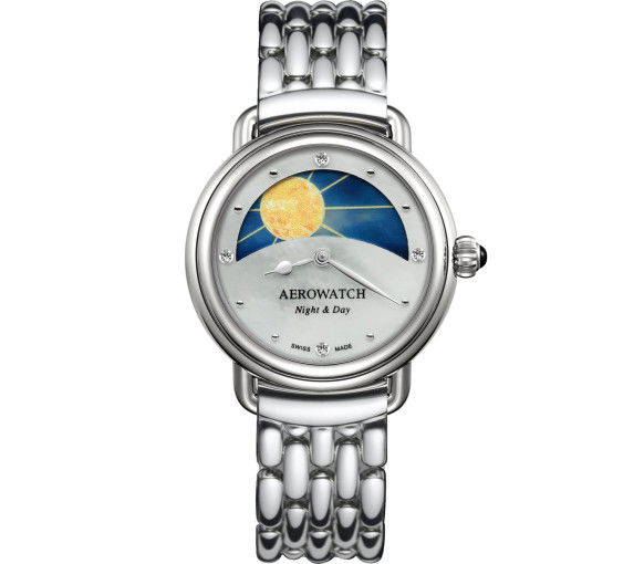 Helen Kirchhofer - Aerowatch 1942 Night & Day Quarz - A 44960 AA11 M