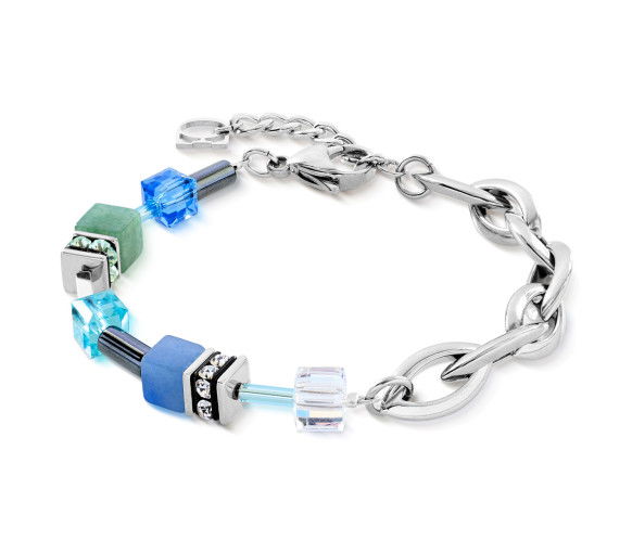 Helen Kirchhofer - Coeur de Lion GeoCube Chunky Chain Armband - 4524/30-0705