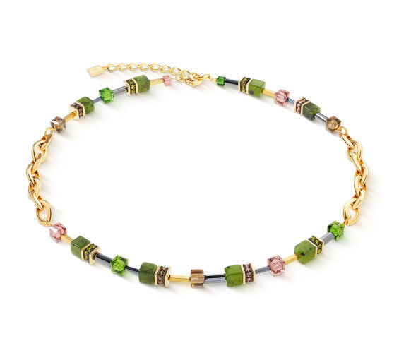 Helen Kirchhofer - Coeur de Lion GeoCube Chunky Chain Halskette - 4524/10-0516